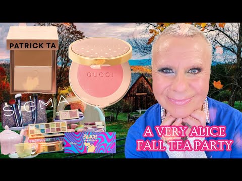 SIGMA X DISNEY ALICE IN WONDERLAND COLLECTION/PATRICK TA MAJOR CREAM MAKEUP/GUCCI BLUSH  #newmakeup