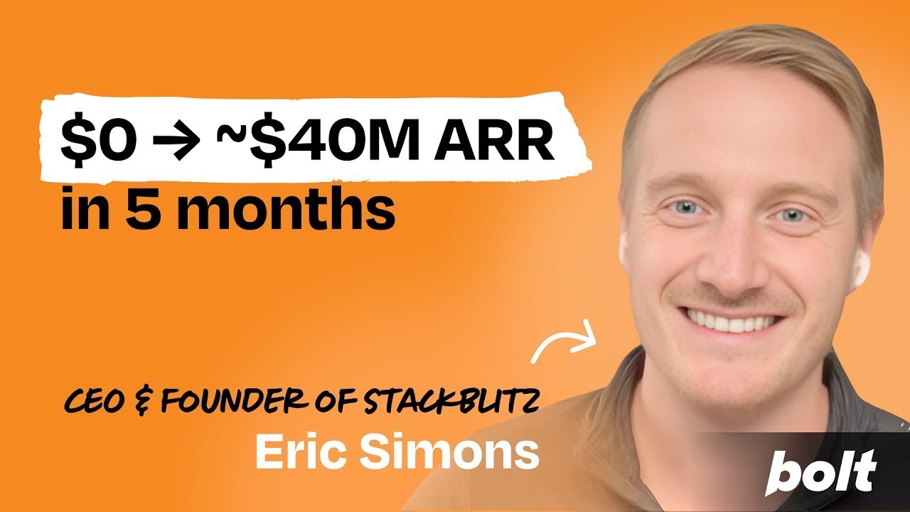 Zero to ~$40M ARR: How Bolt's pivot changed AI product development forever | Eric Simons (CEO)
