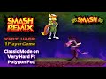 Smash Remix Classic Mode Playthrough Gameplay Featuring Polygon Fox VERY HARD