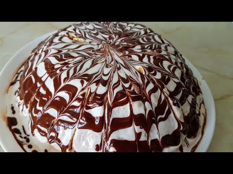 Торт 'ПАНЧО' без выпечки с бананами. Цыганка готовит.Gipsy kitchen.