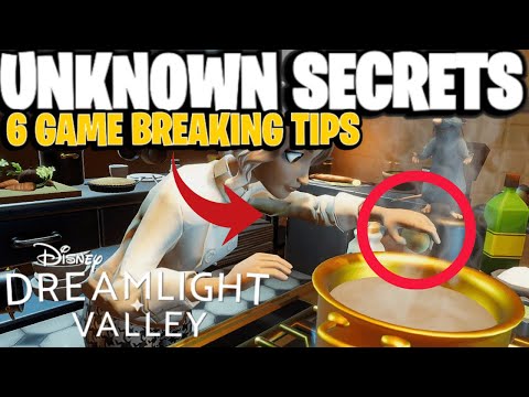6 SECRET Tips NO ONE Knows! | Disney Dreamlight Valley