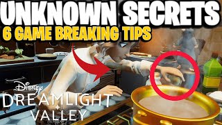6 SECRET Tips NO ONE Knows! | Disney Dreamlight Valley