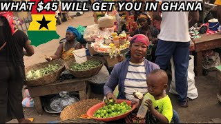 WHAT $54 CAN GET YOU IN GHANA 🇬🇭 MARKET AND HOW TO BARGAIN (REALITY IN GHANA)