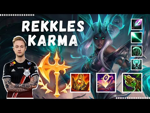 ⚡Rekkles Karma Bottom VS Kog'maw ⚡ #Karma #Gameplay