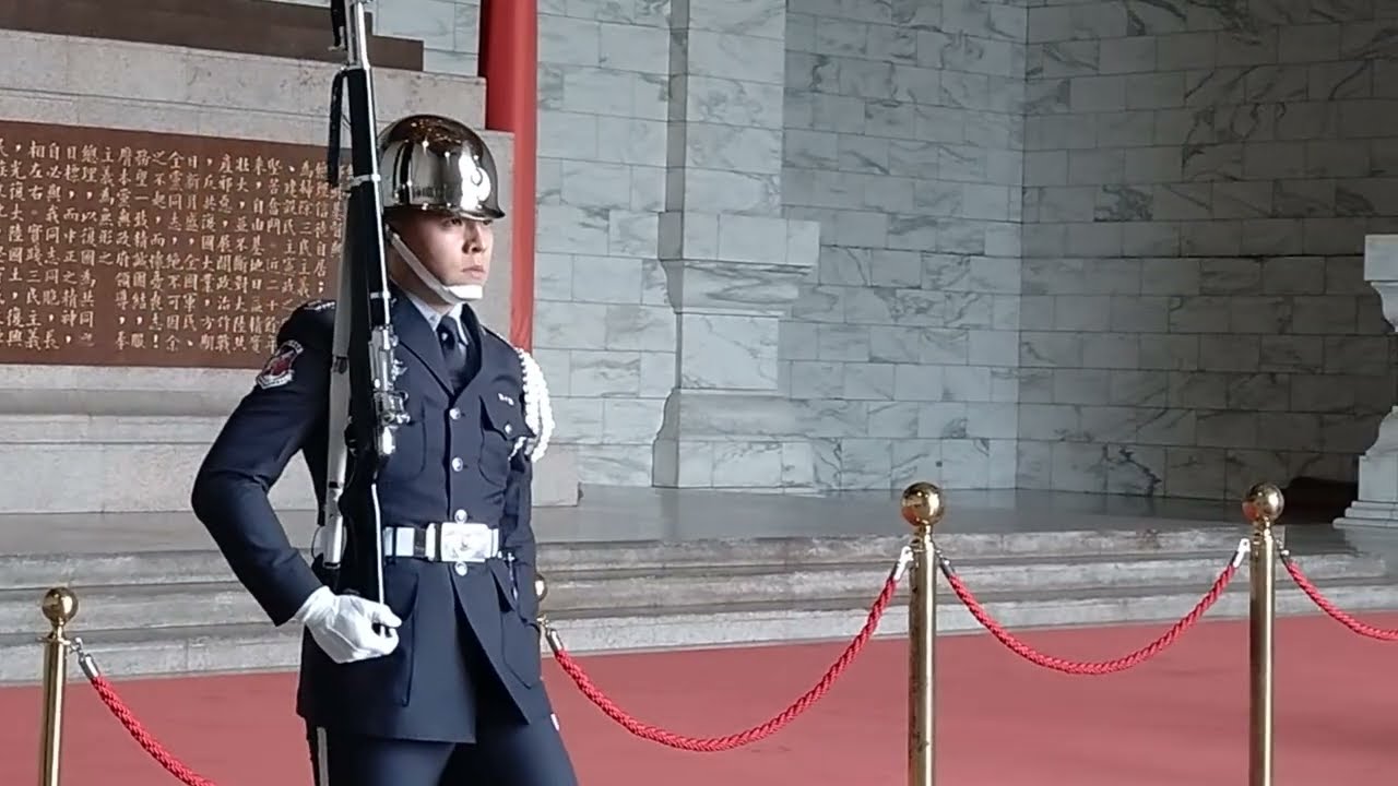 2024年1月7日 中正紀念堂内衛兵交代式