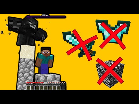Peaceful Wither / Easy Wither Kill (NO gear) | Minecraft [CHECK description] Video