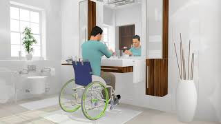 How to Use the SpeediCath Flex Coude Pro Intermittent Catheter in a Wheelchair video