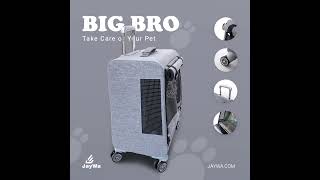 กระเป๋าหมาล้อลาก Jaywa มีม่านเปิดปิดได้ด้วย!