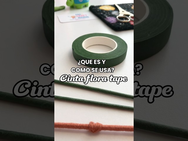 Vídeo relacionado con XFentech 3 Rollos de Cintas Florales - Cinta de Floristería Verde Oscuro Cinta Adhesiva de Flores Cinta de Enmascarar de Flora para decoraciones de ramo Manualidades