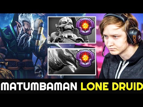 MATUMBAMAN Signature Lone Druid No Mercy vs Master Tier Lich & Phoenix 7.26 Dota 2
