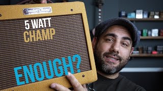 Video thumbnail for Is The 5 Watt Champ ENOUGH? by JamesOnGuitar