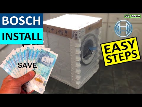 How to install Bosch Washing Machine VarioPerfect...