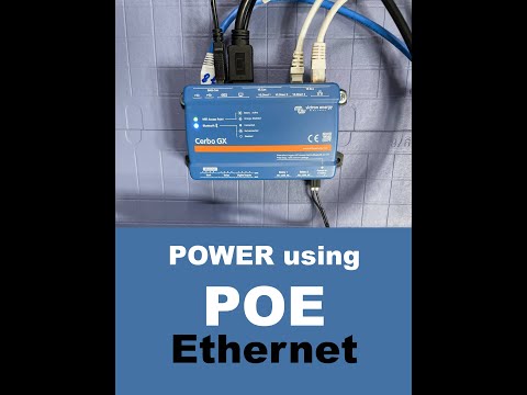 How to power the Victron Cerbo GX over POE | Power Over Ethernet