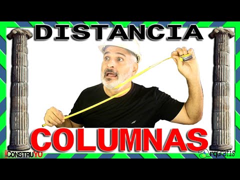 🧱🚧Medidas y Distancia de Columnas para casas de 2 pisos➕ Distance of Columns for 2-story houses 🏠
