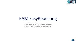 EAM EasyReporting for IBM Maximo 7.6.1 and IBM MAS8.x
