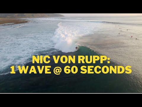 The One Minute Wave | Nic Von Rupp, Desert Point July 2022