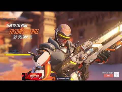 POTG! SUREFOUR INSANE SOLDIER 76 GAMEPLAY OVERWATCH 2 SEASON 3 TOP 500