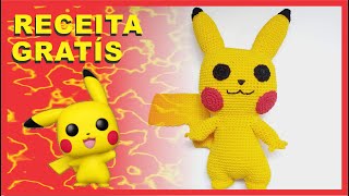 PIKACHU AMIGURUMI PASSO A PASSO (PART 1) POKEMON DE AMIGURUMI