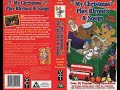 Teddy Bear Sing Along My Christmas Play Rhymes And Songs 1997 UK VHS