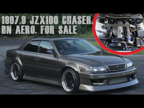 1997.9 JZX100 Chaser Tourer V with BN Aero, SSR 19's and Power FC available from Powervehicles Ebisu