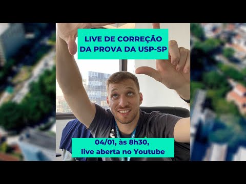 Live de correção da Prova de Residência Médica da USP-SP