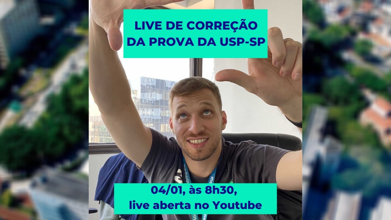 Live de correção da Prova de Residência Médica da USP-SP