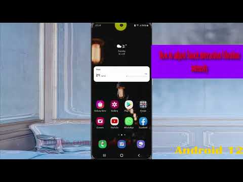 How to adjust Touch interaction Vibration intensity in Samsung Galaxy S21 Plus