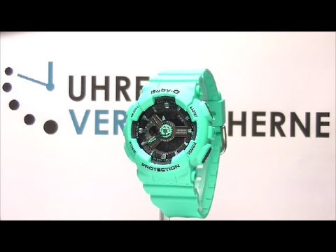 Casio Baby-G Uhr BA-111-3AER G-Shock Look türkis Damenuhr