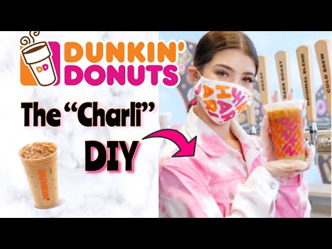 HOW TO MAKE THE CHARLI DRINK AT HOME! | Charli D'amelio Coffee Dunkin' Drink