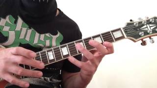Guitar Lesson - From The Pinnacle to the Pit, by Ghost.