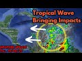 Tropical Wave Moving Across The Caribbean, ERICK Brings Deadly Impacts || Weather Update 19/06/25