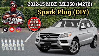 2012-2015 Mercedes ML 350 (M276) Spark Plug Replacement DIY (NO Intake Manifold)