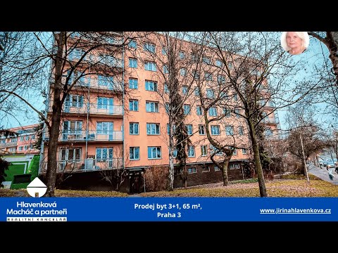 Video Prodej bytu 3+1, 65 m² + lodžie 9 m² — Praha 3, Žižkov, ul. Spojovací 2606/44