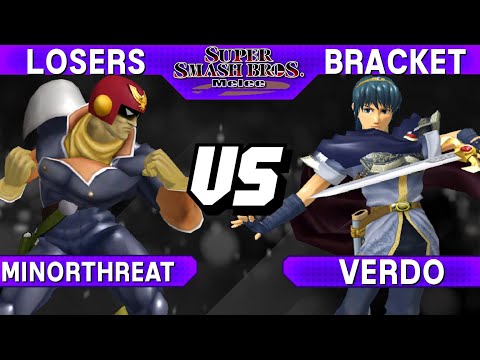 Smash Melee - MinorThreat (Falcon) vs Verdo (Marth) - S@LT 202 Losers Bracket