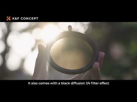 Variable ND2-32 (1-5 Stops) & Circular Polarizing Filter CPL & Black Mist 1/4 3 in 1 HD Lens Filter