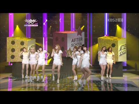 *Full HD* [11.04.29] After School - Let's Step Up + Shampoo (Comeback Stage) @ Music Bank