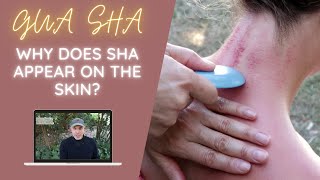 Why does the skin get red dots after Gua sha?