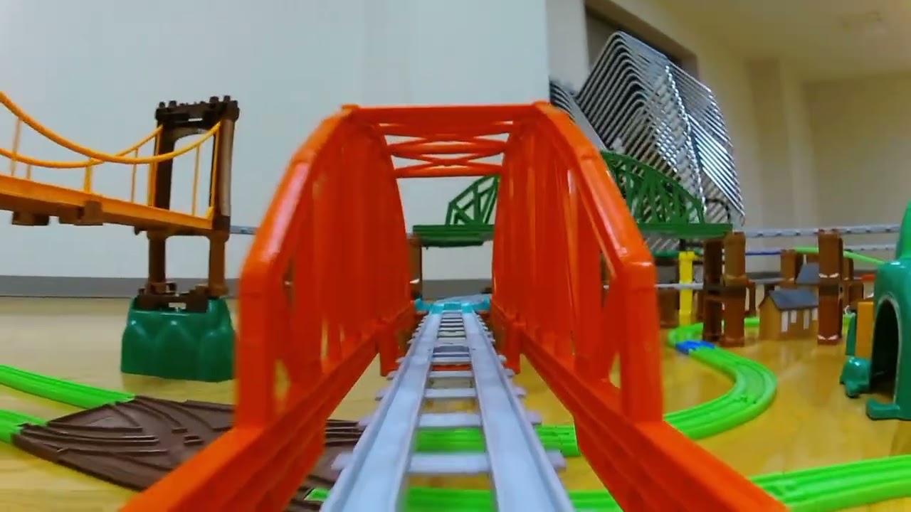 【きかんしゃトーマス】トーマスプラレールのプラレール前面展望