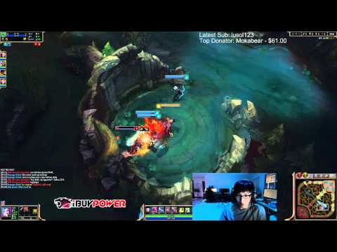 Thresh gets trolled and gives up on life ft Doublelift - League of Legends