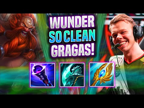 WUNDER IS SO CLEAN WITH GRAGAS! - FNC Wunder Plays Gragas Top vs Renekton! | Season 2022