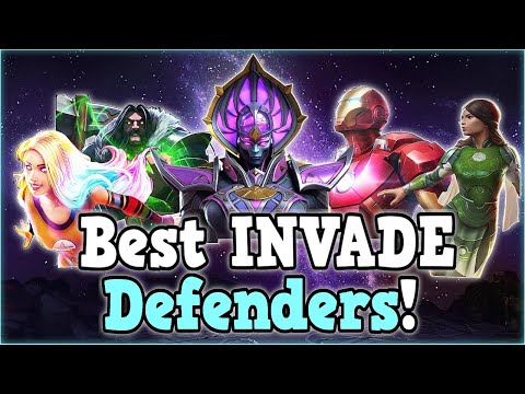 Some of the BEST INVADE META DEFENDERS for This Battlegrounds Season! | Marvel Contest of Champions