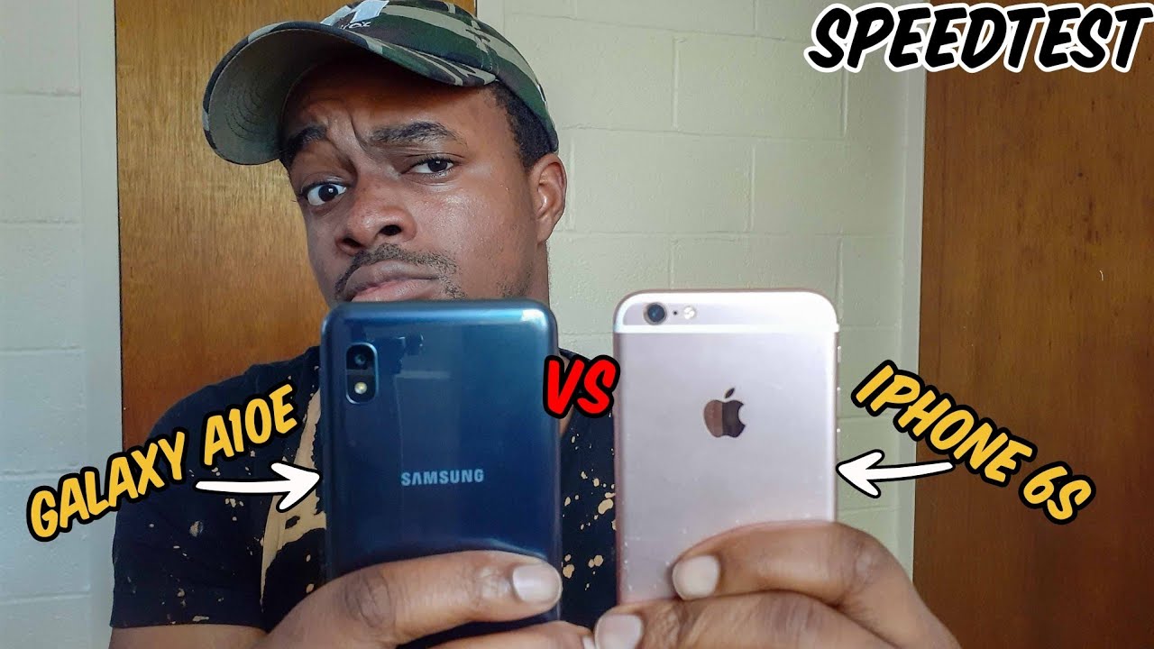 *ENDED BEFORE IT STARTED* IPhone 6S vs Galaxy A10e Speedtest!