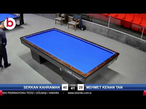 SERKAN KAHRAMAN & MEHMET KENAN TAN Bilardo Maçı - 2021 TÜRKİYE ŞAMPİYONASI 3.ETAP-3.TUR