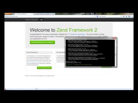 How to build a Zend Framework 2 web application in simple steps.