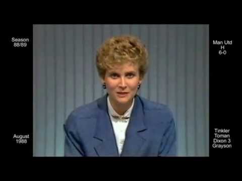 1988 - 89 01 Hartlepool FC W Man Utd friendly - Tinkler Toman Dixon 3 Grayson - goals on TV