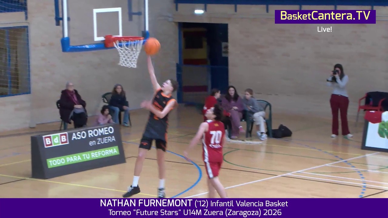 NATHAN FURNÉMONT ('12) Infantil Valencia Basket.-  Torneo 
