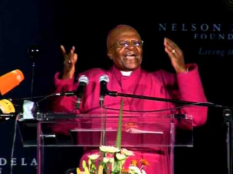 Archbishop Desmond Tutu delivers special tribute for Madiba at the Nelson Mandela Foundation