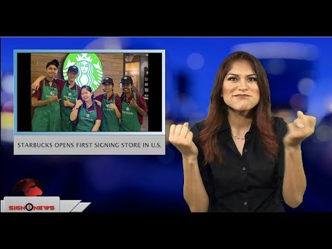 Starbucks opens first signing store in U.S. (ASL - 7.19.18)