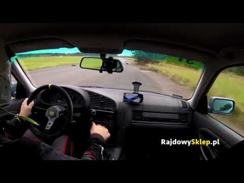 VI Runda BMW-Challenge 2017 Lotnisko Piła - OS7 - W. Puchalski - BMW E36 318is - Start&Finish