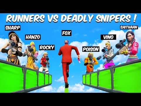 Ultimate RUNNERS VS DEADLY SNIPERS  ! ☠  | GTA 5 Tamil Online - Black FOX